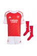 Arsenal Piero Hincapie #5 Jalkapallovaatteet Lasten Kotipeliasu 2025-26 Lyhythihainen (+ Lyhyet housut)